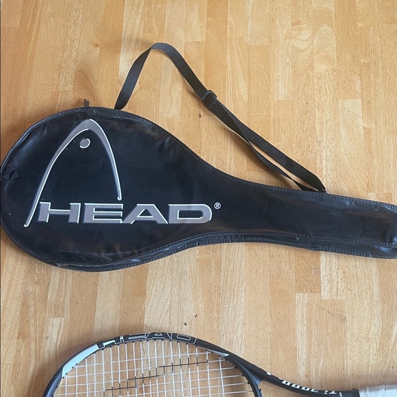 Head Black and White Tennis Racket with Zip Cover - Picture 3 of 4